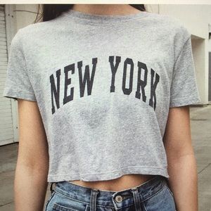 Brandy Melville Cropped Tee